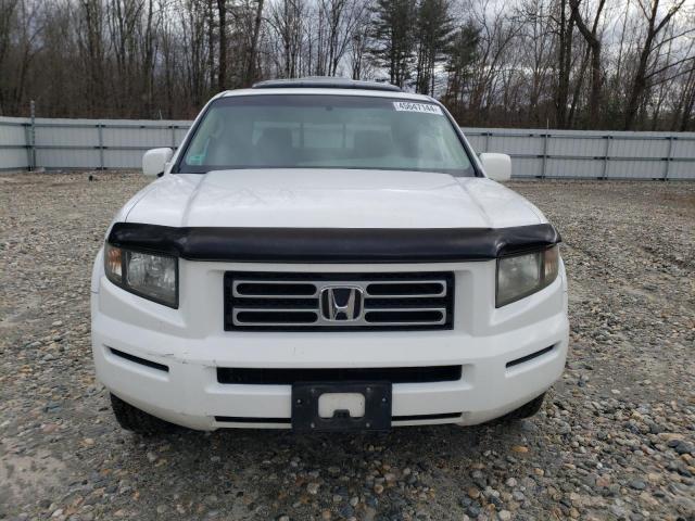 2HJYK16518H542569 - 2008 HONDA RIDGELINE RTL WHITE photo 5