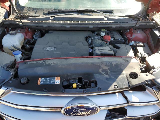 2FMTK4J89FBB24340 - 2015 FORD EDGE SEL RED photo 12