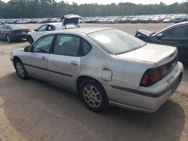 2G1WF52E149344150 - 2004 CHEVROLET IMPALA SILVER photo 2