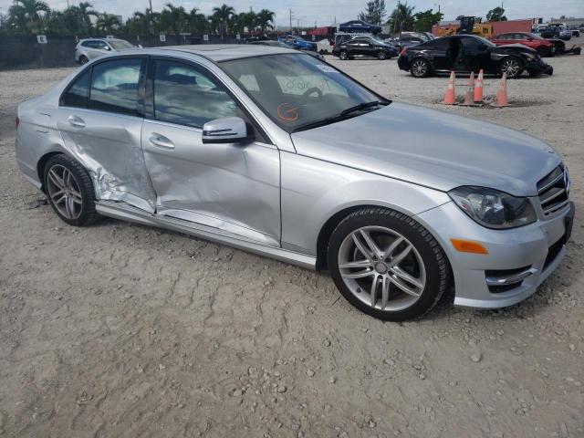 WDDGF4HB8ER319732 - 2014 MERCEDES-BENZ C 250 SILVER photo 4