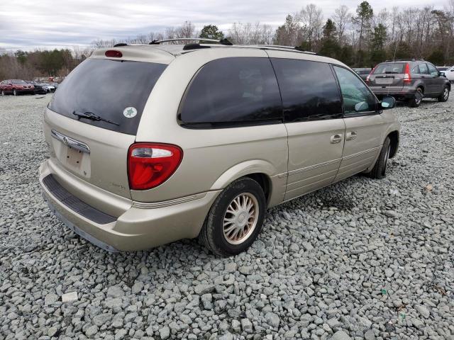 2C8GP64L25R222570 - 2005 CHRYSLER TOWN & COU LIMITED GOLD photo 3