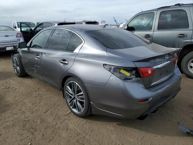 JN1AV7AP3EM690887 - 2014 INFINITI Q50 HYBRID PREMIUM GRAY photo 2