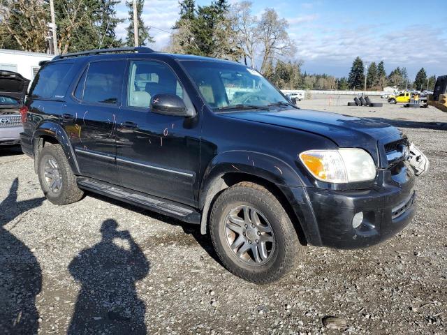 5TDBT48A16S276150 - 2006 TOYOTA SEQUOIA LIMITED BLACK photo 4