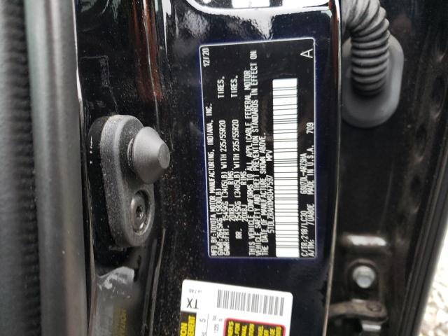 5TDLZRAHXMS047597 - 2021 TOYOTA HIGHLANDER XSE BLACK photo 14