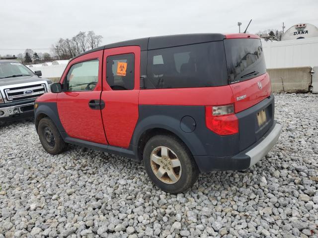 5J6YH28675L028779 - 2005 HONDA ELEMENT EX RED photo 2