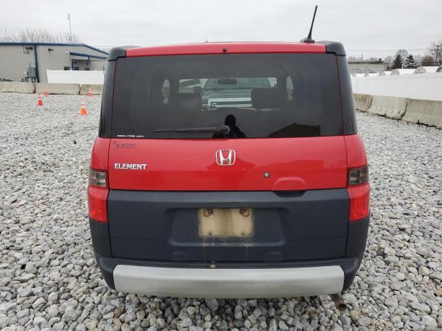 5J6YH28675L028779 - 2005 HONDA ELEMENT EX RED photo 6