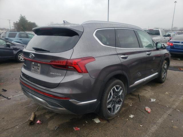 KM8S3DA1XNU058109 - 2022 HYUNDAI SANTA FE SEL PREMIUM GRAY photo 3