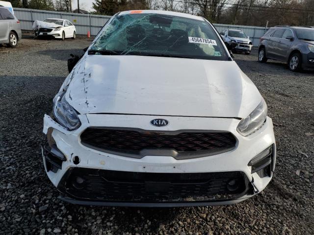 3KPF34AD2ME418308 - 2021 KIA FORTE GT LINE WHITE photo 5