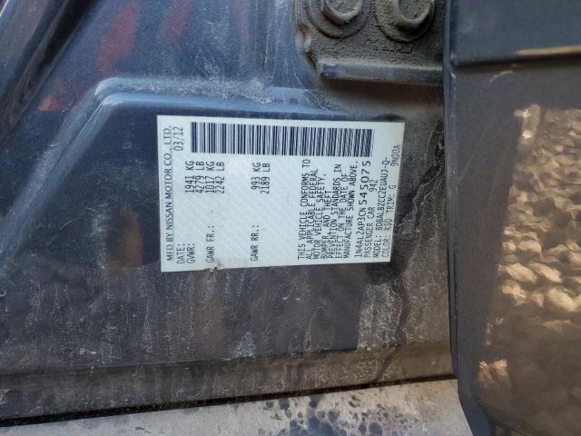 1N4AL2AP3CN545075 - 2012 NISSAN ALTIMA BASE CHARCOAL photo 13