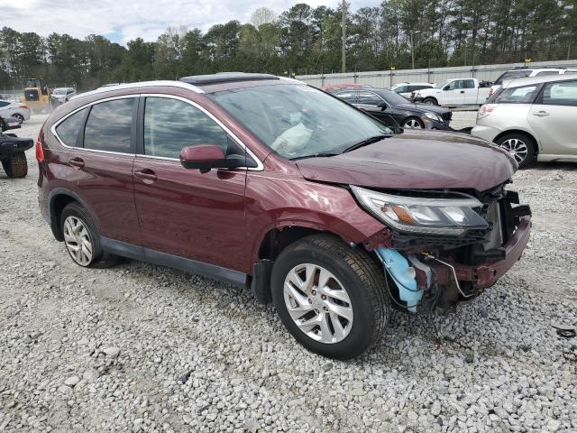 2HKRM3H74FH541157 - 2015 HONDA CR-V EXL BURGUNDY photo 4