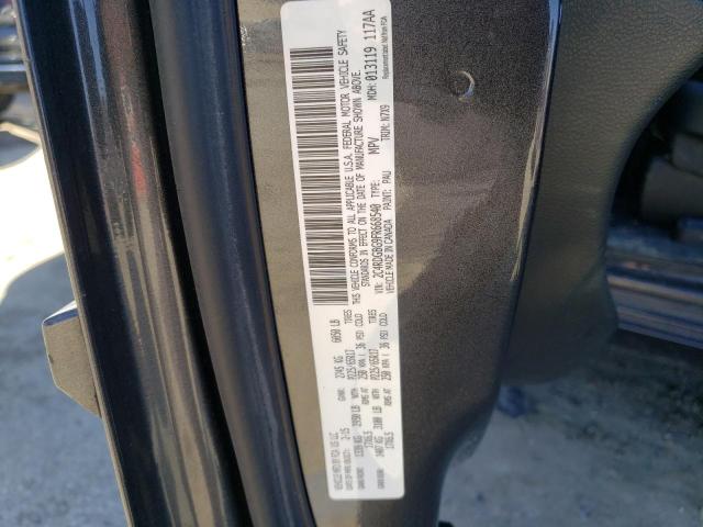 2C4RDGBG9FR668540 - 2015 DODGE GRAND CARA SE GRAY photo 14