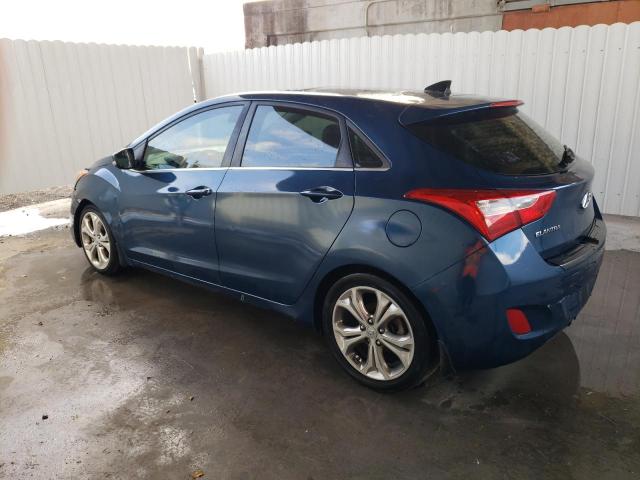 KMHD35LE5DU133506 - 2013 HYUNDAI ELANTRA GT BLUE photo 2