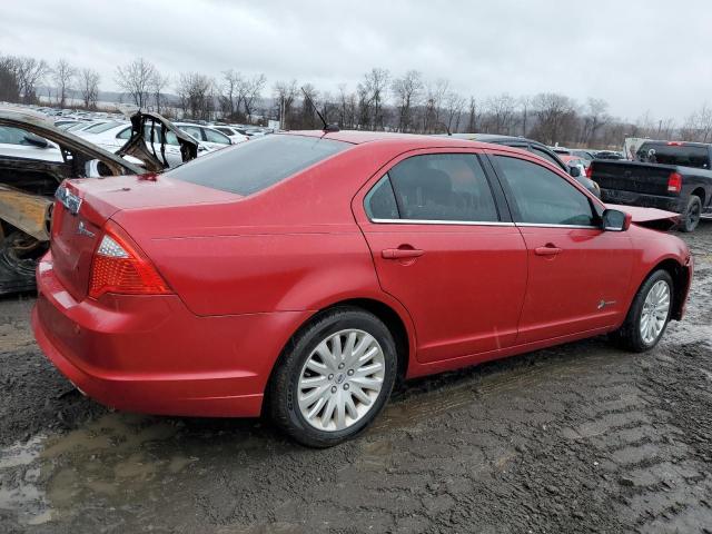 3FADP0L35BR205633 - 2011 FORD FUSION HYBRID RED photo 3