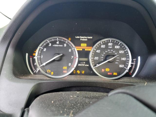 19UUB2F73GA002312 - 2016 ACURA TLX ADVANCE ნაცრისფერი ფოტო 9