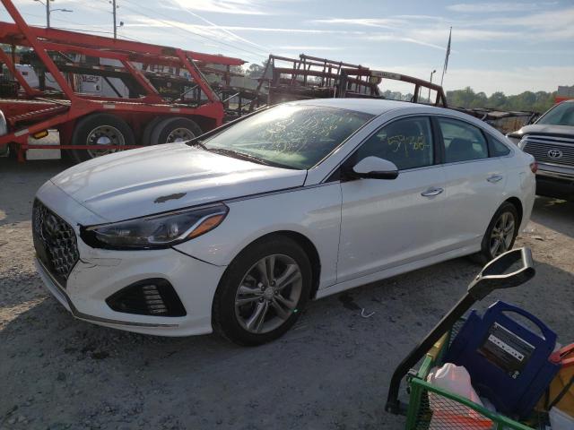 5NPE34AF8KH773599 - 2019 HYUNDAI SONATA LIMITED WHITE photo 1