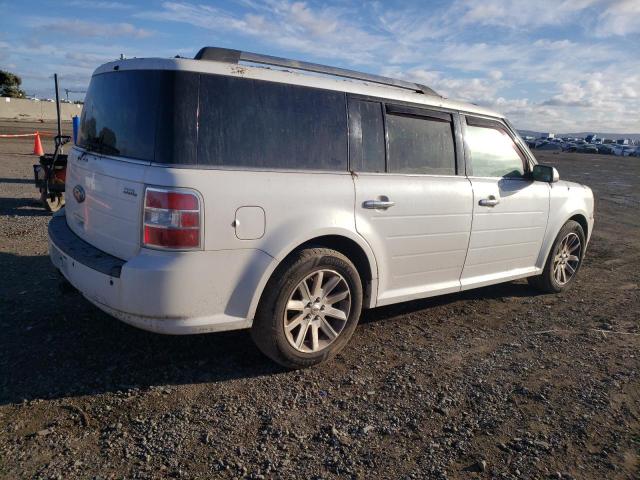 2FMGK5CC1CBD10166 - 2012 FORD FLEX SEL WHITE photo 3