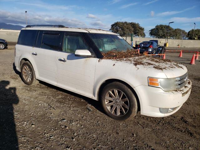 2FMGK5CC1CBD10166 - 2012 FORD FLEX SEL WHITE photo 4