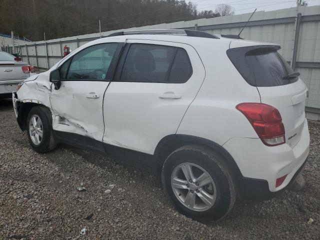 KL7CJPSM6NB523583 - 2022 CHEVROLET TRAX 1LT WHITE photo 2