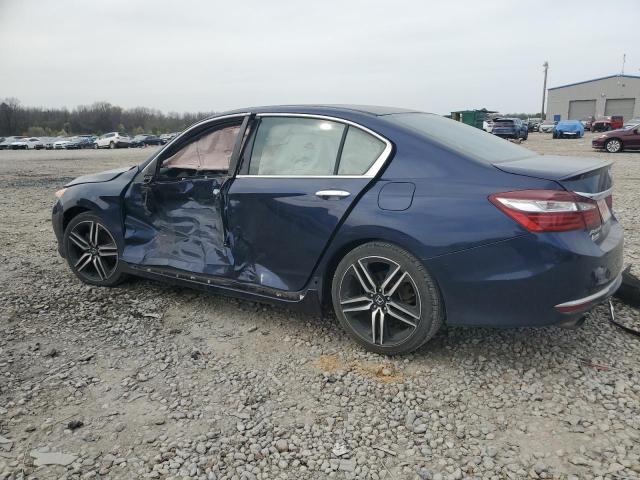 1HGCR2F58HA283319 - 2017 HONDA ACCORD SPORT BLUE photo 2