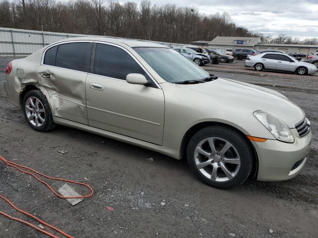 JNKCV51F65M300994 - 2005 INFINITI G35 BEIGE photo 4