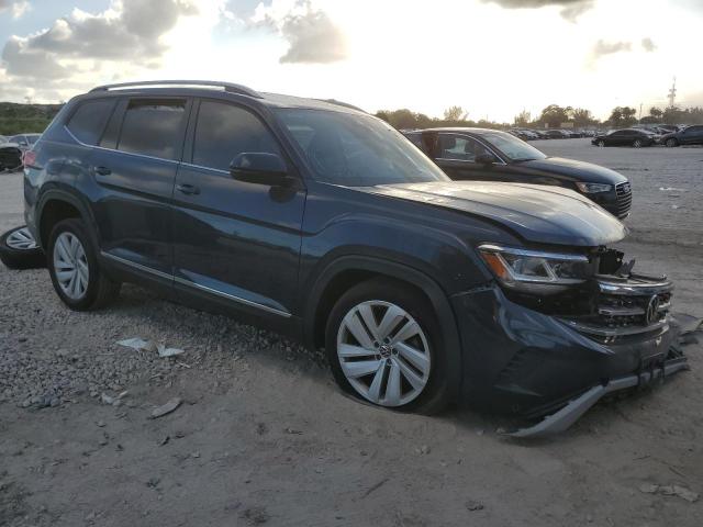 1V2BR2CA0MC520619 - 2021 VOLKSWAGEN ATLAS SEL BLUE photo 4