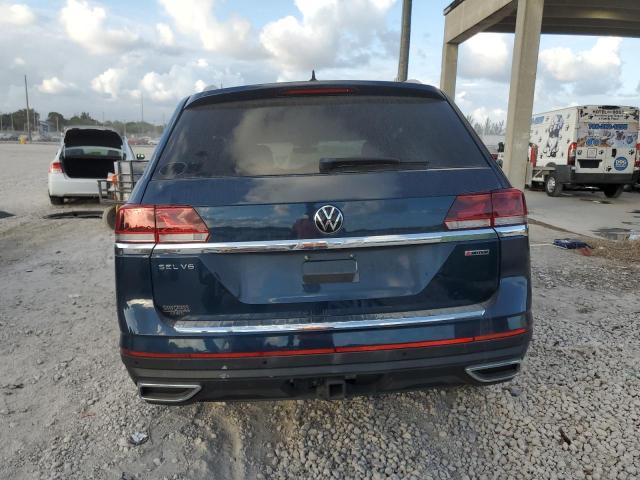 1V2BR2CA0MC520619 - 2021 VOLKSWAGEN ATLAS SEL BLUE photo 6