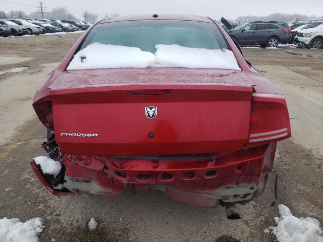 2B3KA43GX7H874045 - 2007 DODGE CHARGER SE RED photo 6