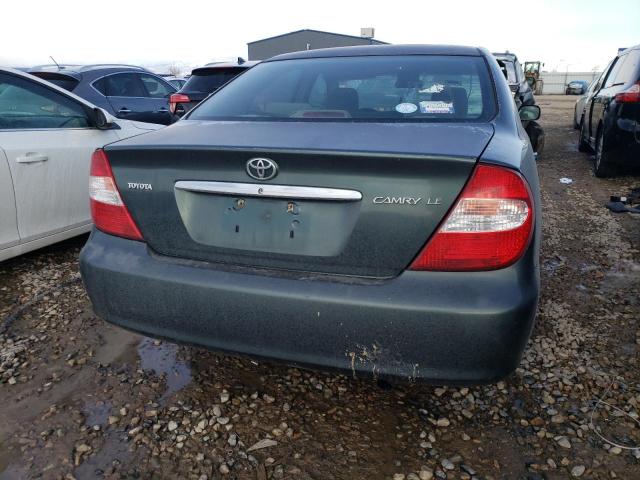 4T1BE32K43U671237 - 2003 TOYOTA CAMRY LE GREEN photo 6