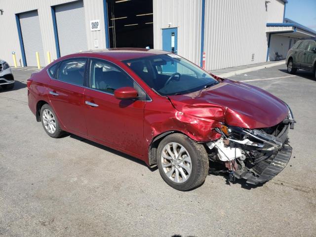 3N1AB7AP6KY308661 - 2019 NISSAN SENTRA S RED photo 4