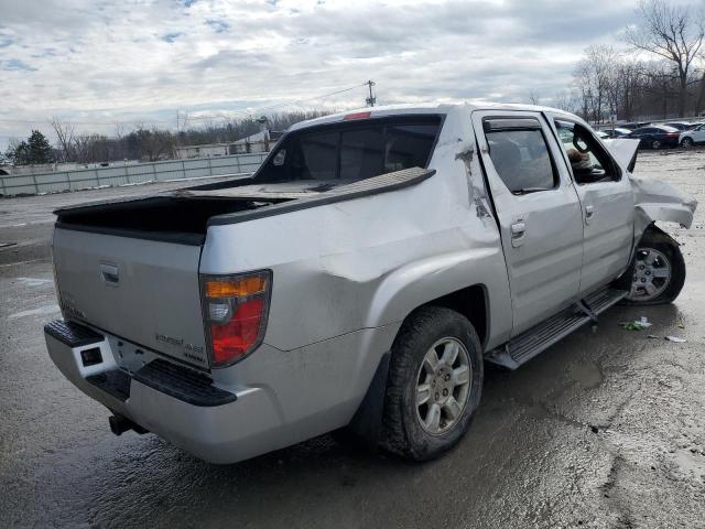 2HJYK16526H519668 - 2006 HONDA RIDGELINE RTL SILVER photo 3