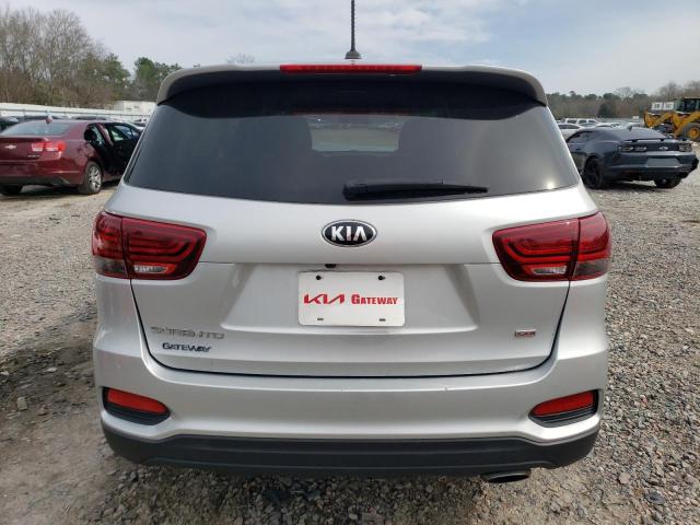 5XYPG4A38KG479422 - 2019 KIA SORENTO L SILVER photo 6