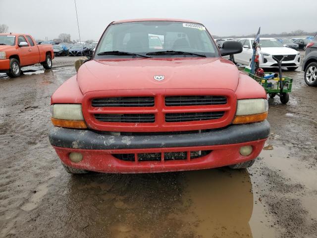 1B7GL32X12S557184 - 2002 DODGE DAKOTA SPORT RED photo 5