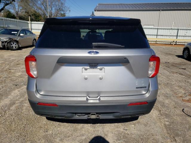 1FM5K8AC6MNA11984 - 2021 FORD EXPLORER POLICE INTERCEPTOR ვერცხლისფერი ფოტო 6