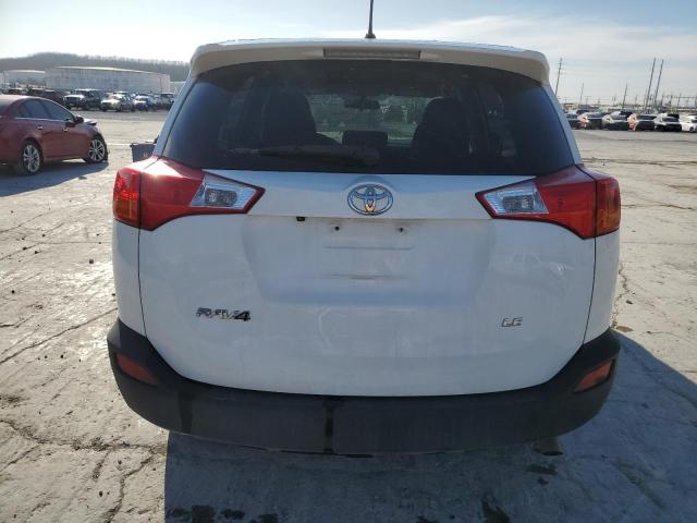 2T3ZFREV7FW139724 - 2015 TOYOTA RAV4 LE WHITE photo 6