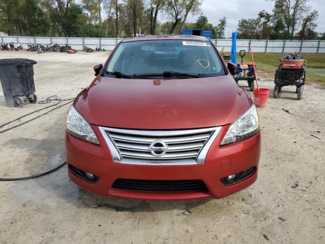 3N1AB7AP8FY354126 - 2015 NISSAN SENTRA S BURGUNDY photo 5