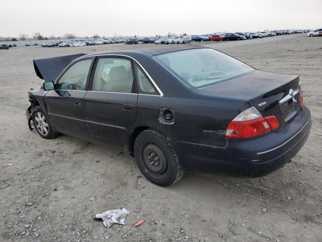 4T1BF28B83U336285 - 2003 TOYOTA AVALON XL BLACK photo 2