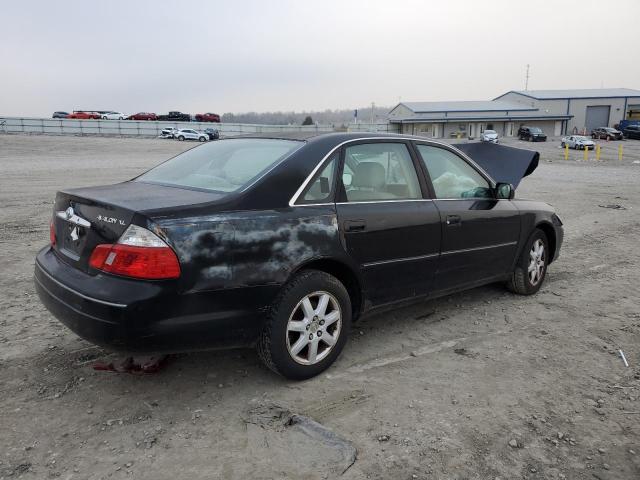 4T1BF28B83U336285 - 2003 TOYOTA AVALON XL BLACK photo 3