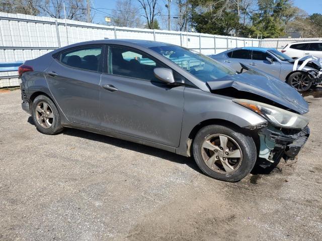 5NPDH4AE0EH480837 - 2014 HYUNDAI ELANTRA SE GRAY photo 4