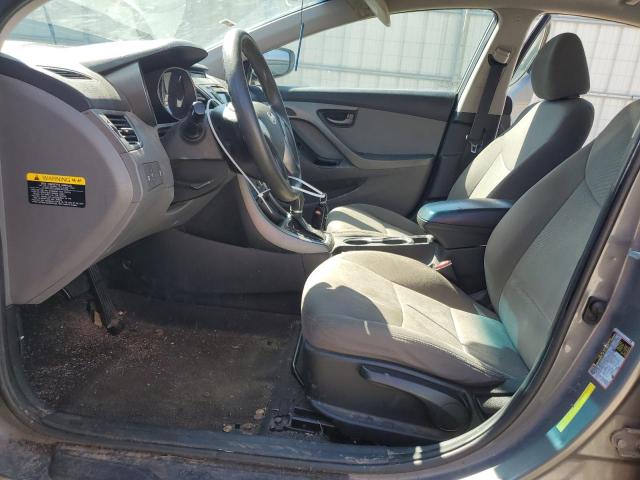 5NPDH4AE0EH480837 - 2014 HYUNDAI ELANTRA SE GRAY photo 7