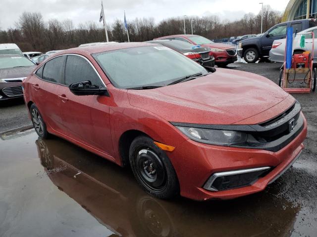 19XFC2F66KE212291 - 2019 HONDA CIVIC LX RED photo 4