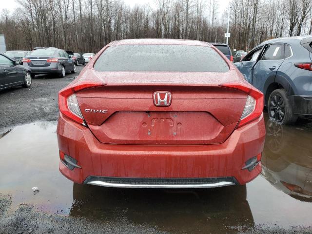 19XFC2F66KE212291 - 2019 HONDA CIVIC LX RED photo 6