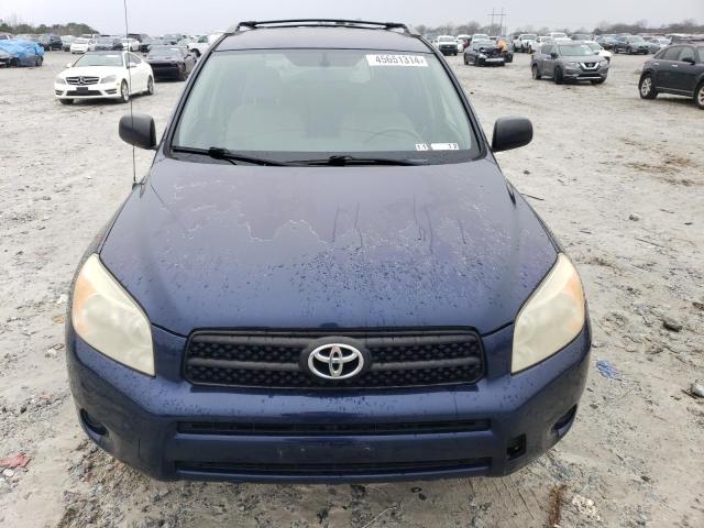 JTMZD33V276034033 - 2007 TOYOTA RAV4 BLUE photo 5