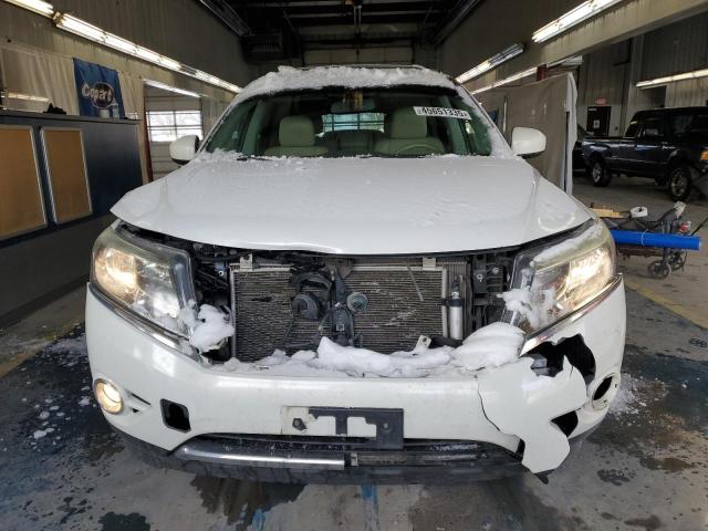 5N1AR2MM3DC649326 - 2013 NISSAN PATHFINDER S WHITE photo 5
