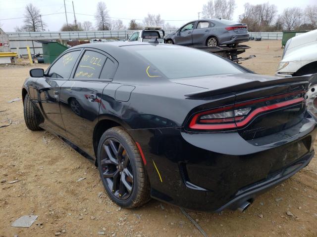 2C3CDXHG6MH644541 - 2021 DODGE CHARGER GT BLACK photo 2