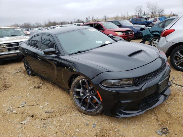 2C3CDXHG6MH644541 - 2021 DODGE CHARGER GT BLACK photo 4