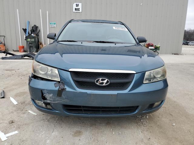 5NPEU46F96H147166 - 2006 HYUNDAI SONATA GLS BLUE photo 5