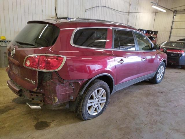 5GAEV13748J101569 - 2008 BUICK ENCLAVE CX RED photo 3