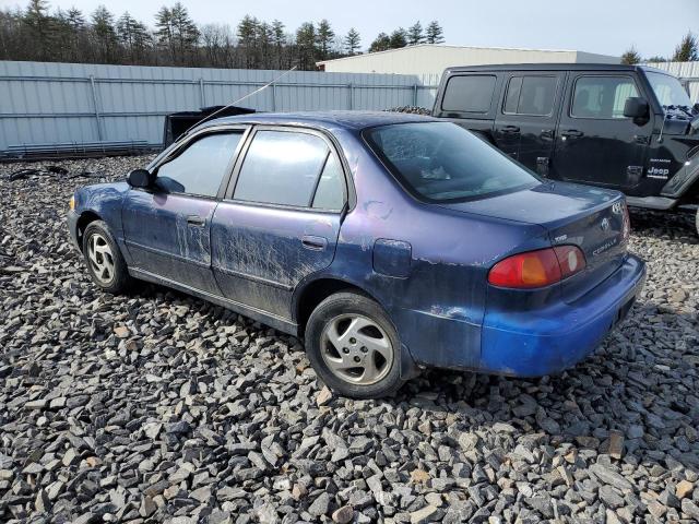 2T1BR12E62C535534 - 2002 TOYOTA COROLLA CE BLUE photo 2