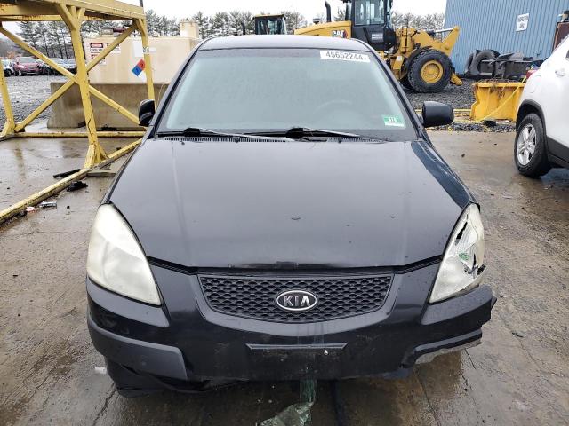 KNADE123376257545 - 2007 KIA RIO BASE BLACK photo 5