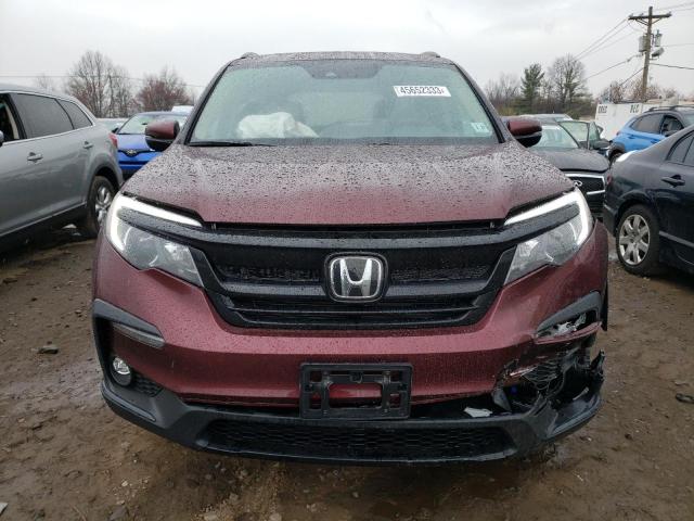 5FNYF6H24NB034333 - 2022 HONDA PILOT SE BURGUNDY photo 5